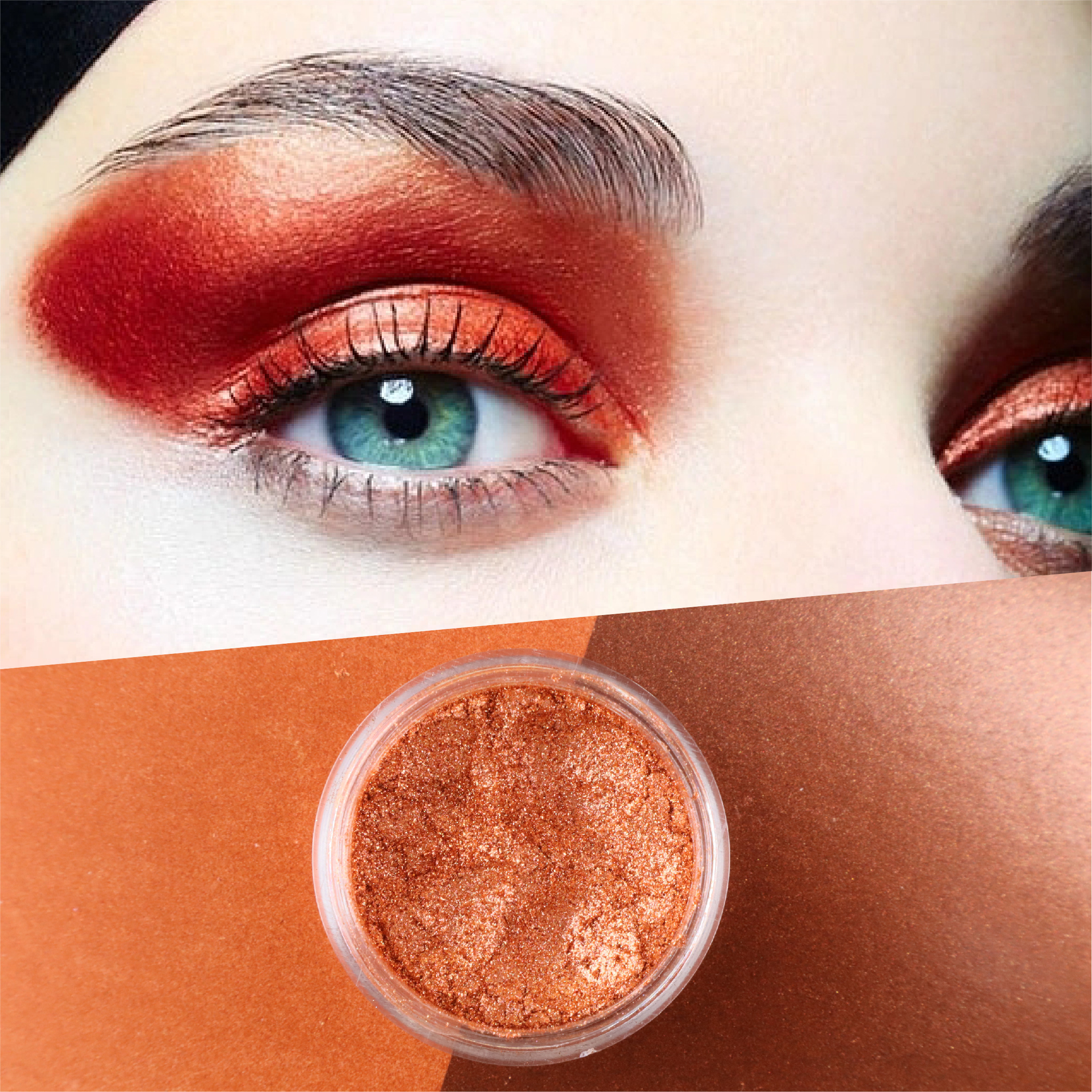 Naturlig metallisk pearlescent pigment