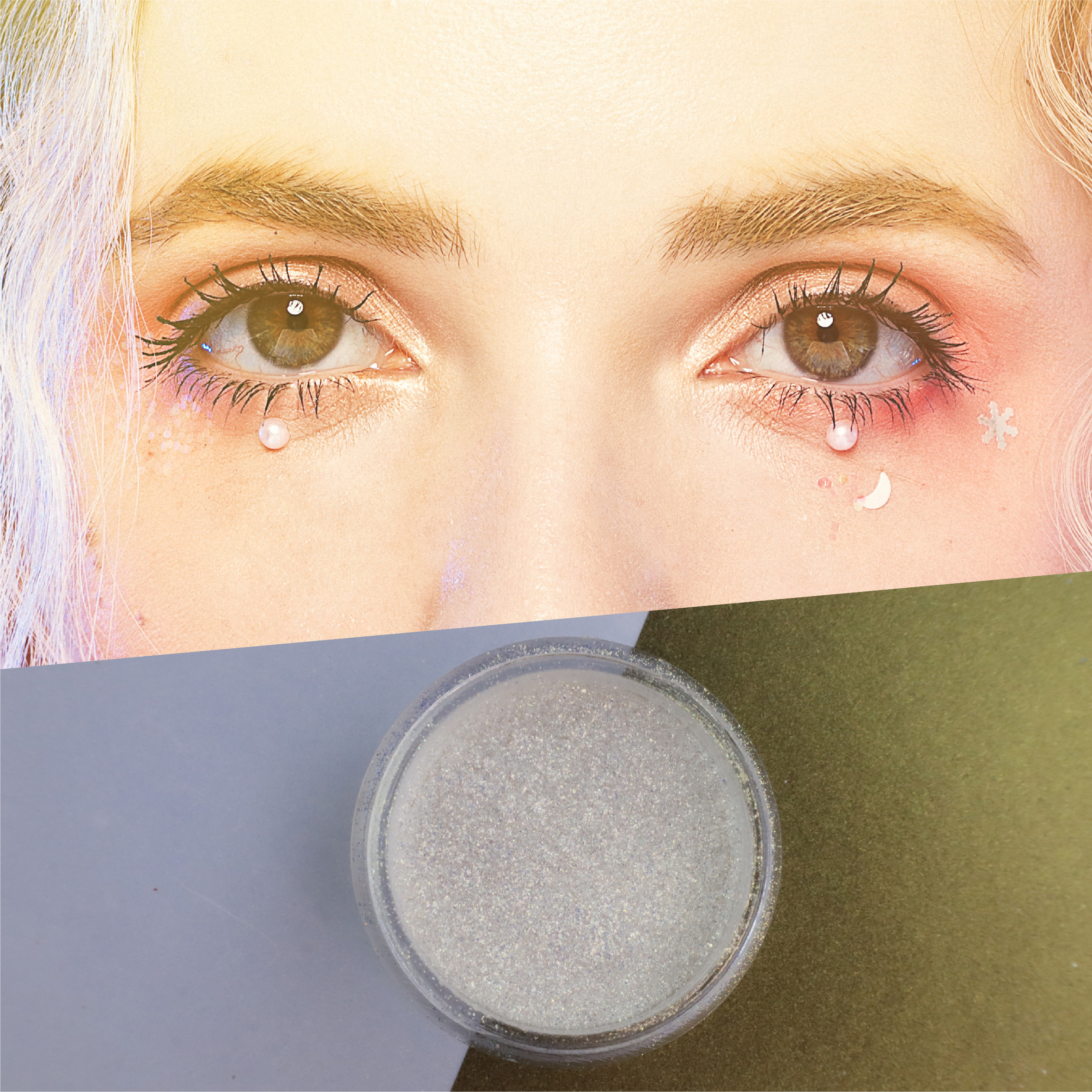 Krystallinterferens Pearlescent Pigment