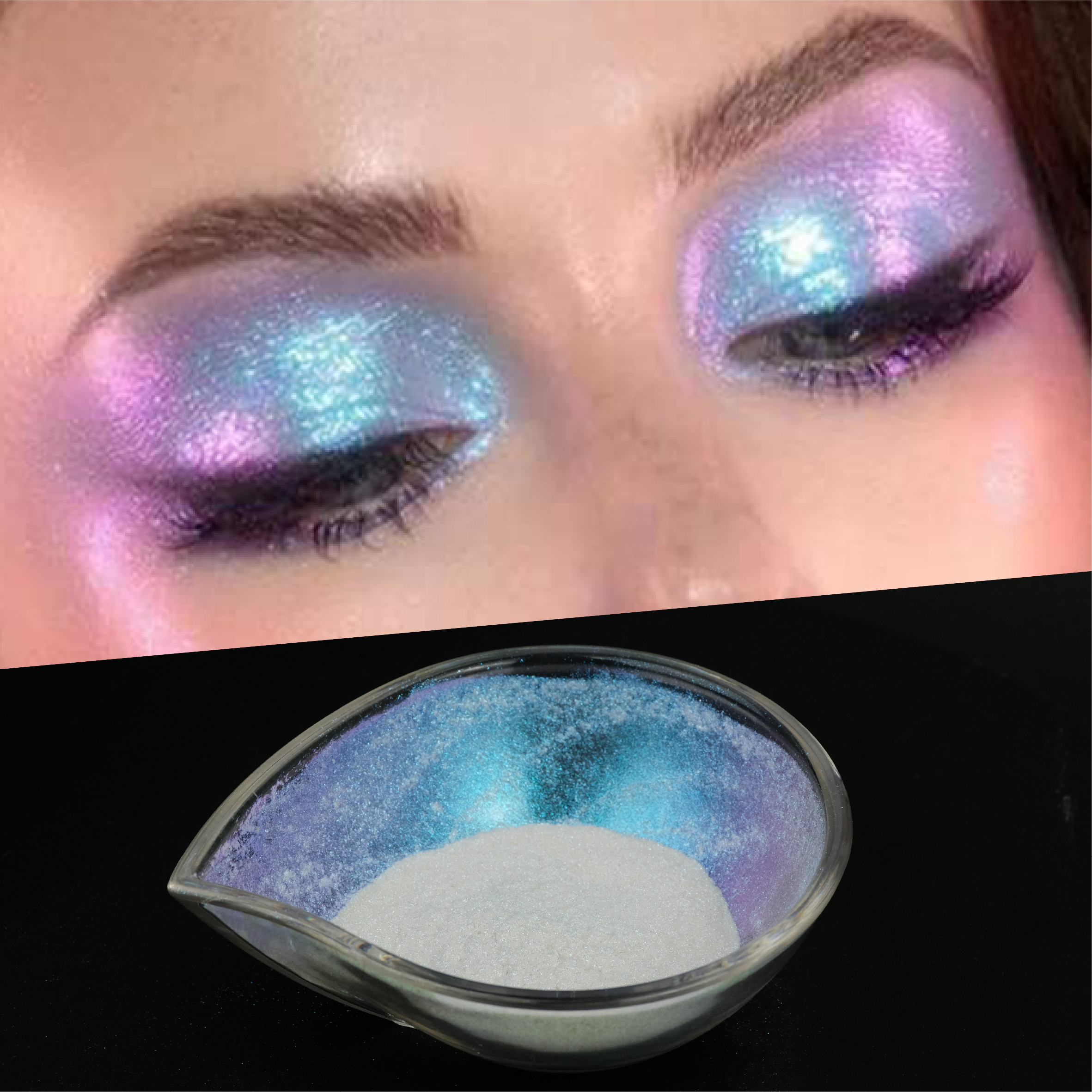 Diamant kameleonpigmenter